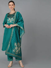 Women Poly Silk Yoke Design Kurta-PKSKD1372A